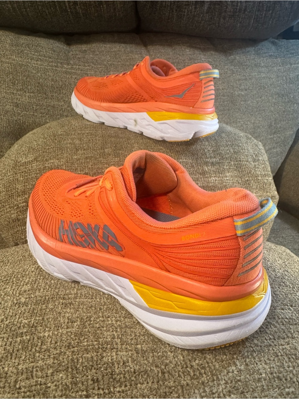 Hoka One One Bondi 7 Womens’s Camellia/Coastal Shade Shoes 1110519CCS Size 9.5 - Picture 11 of 12